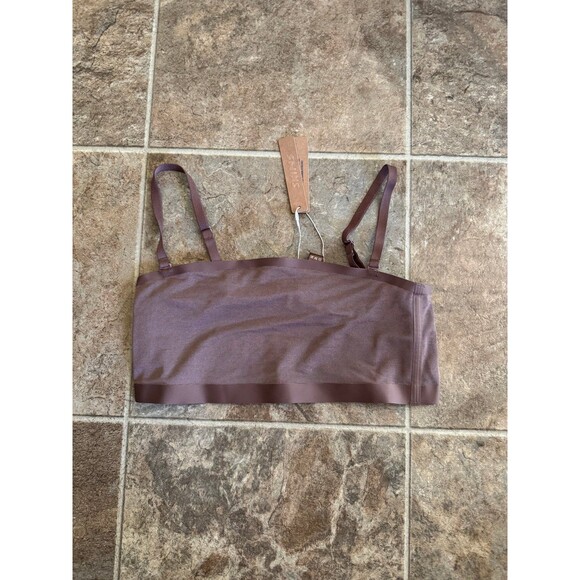 Skims Sheer Sculpt Bandeau Jasper Size Medium - Picture 2 of 7